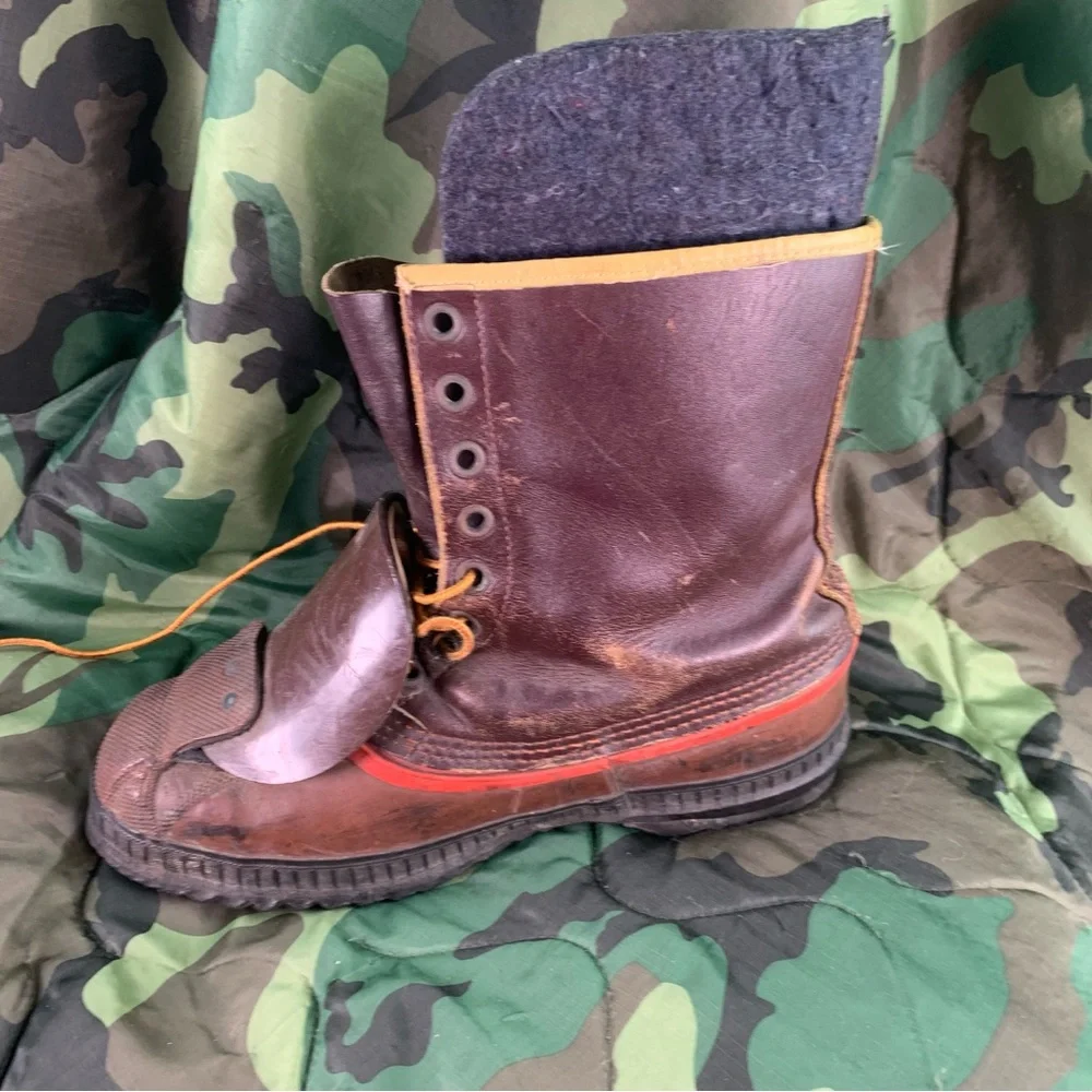 Men's Water Resistant (Waterproof?) Insulated Brown Leather Boots